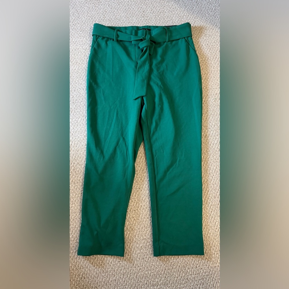 Rachel Zoe Emerald Green Stretch Slim Leg Pants